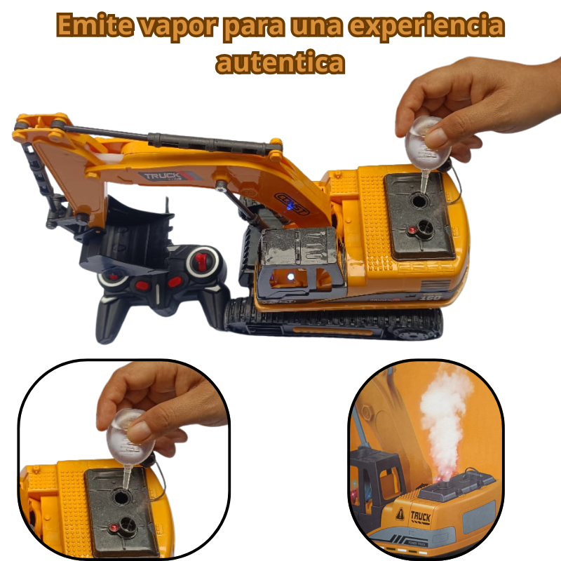 EXCAVADORA A CONTROL REMOTO